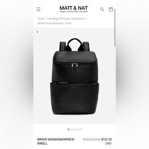 Matt & Nat vegan leather backpack